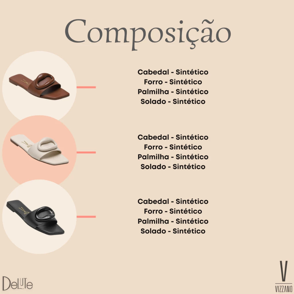 👡 Rasteirinha Feminina Vizzano – Elegância, Conforto e Leveza para o Seu Dia ✨