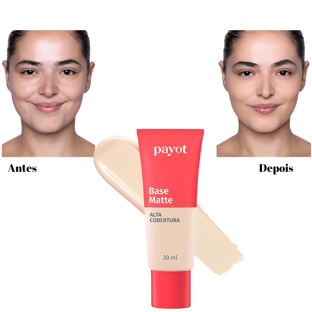 Base Matte Alta Cobertura Payott 30ml - Escolha A Sua Cor