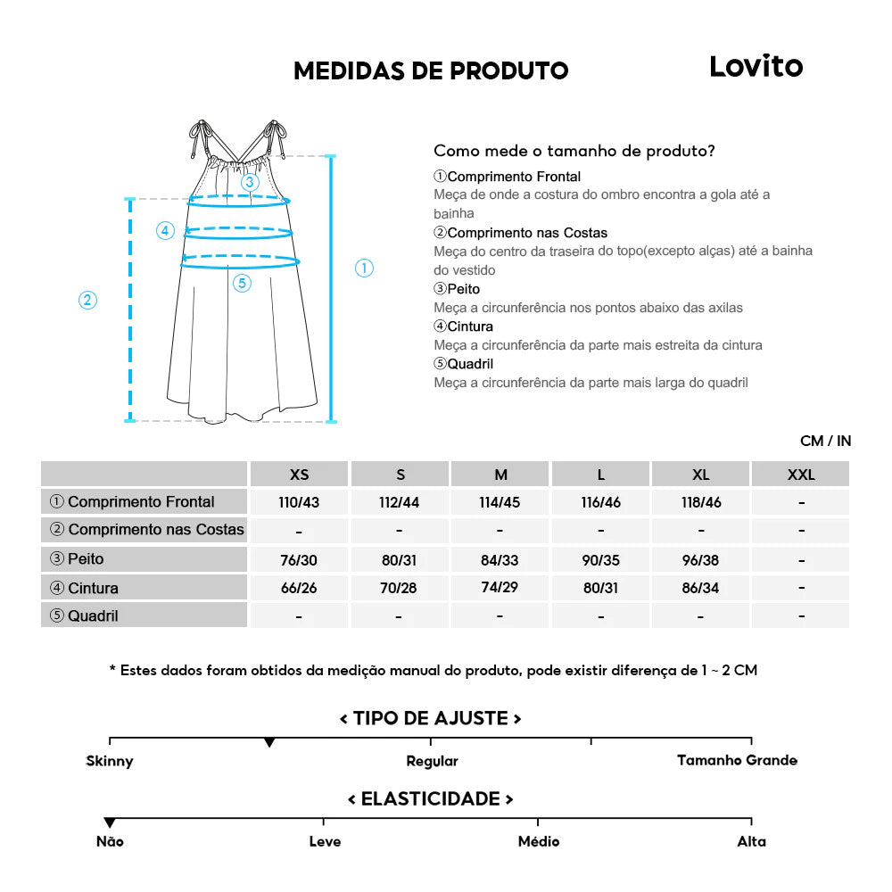 Vestido Longo Lovito – Elegância, Conforto e Movimento em Cada Passo ✨