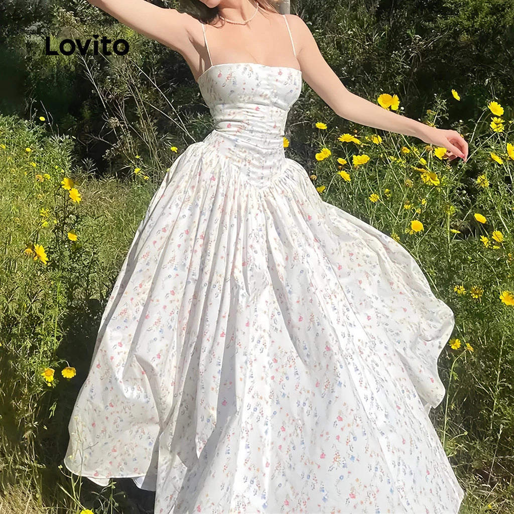 Vestido Longo Lovito – Elegância, Conforto e Movimento em Cada Passo ✨